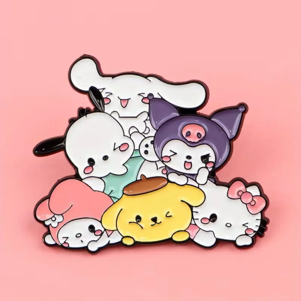 HELLO KITTY & Friends Enamel Lapel Pin‎ Brooch (NEW & SO CUTE!)